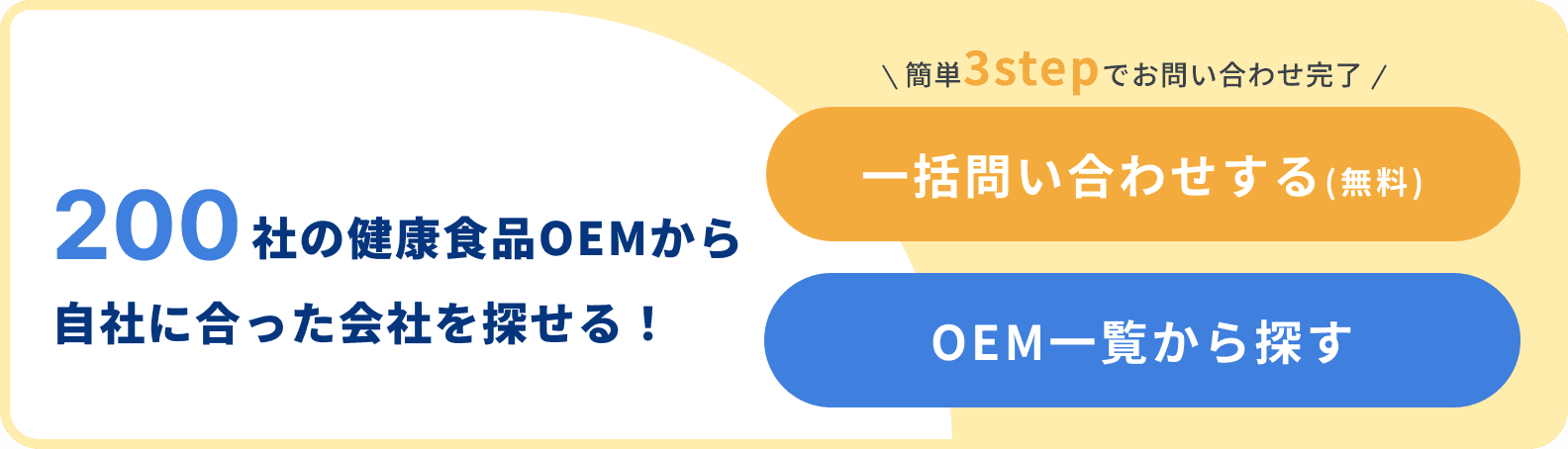 54社の健康食品OEMから自社にあった会社を探せる